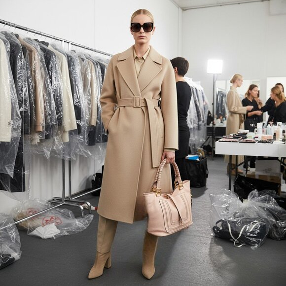 Chloé Marcie Large Tote Bag, RARE Ballet Pink - Picture 2 of 16